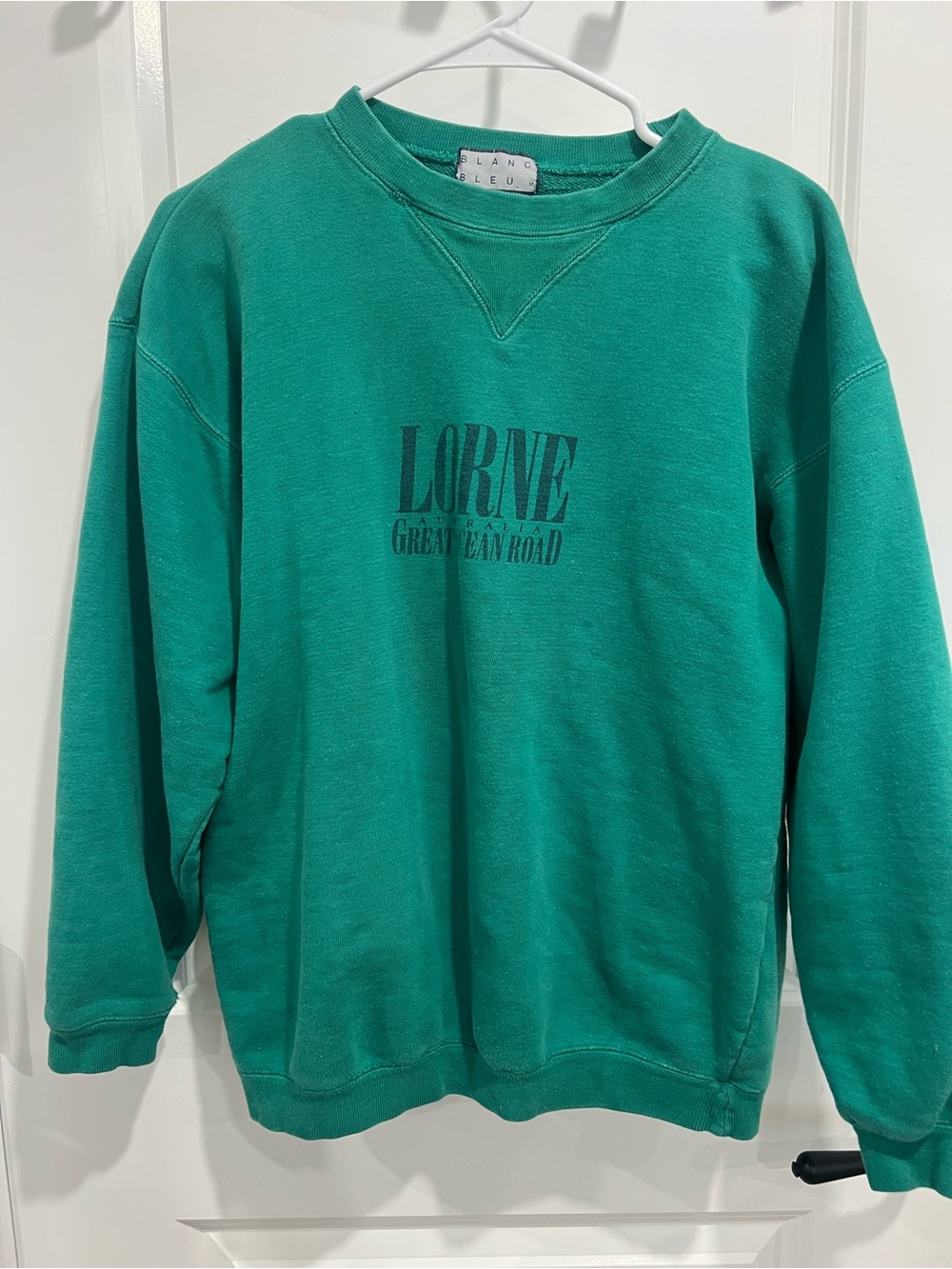 Lorne Great Ocean Road Men's Emerald Green Crewneck Sweatshirt